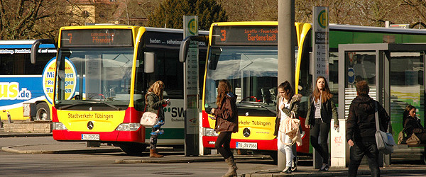 Stadtbusse in Tübingen (Quelle: RIK)