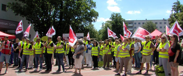 Warnstreik am UKT (Quelle: RIK)