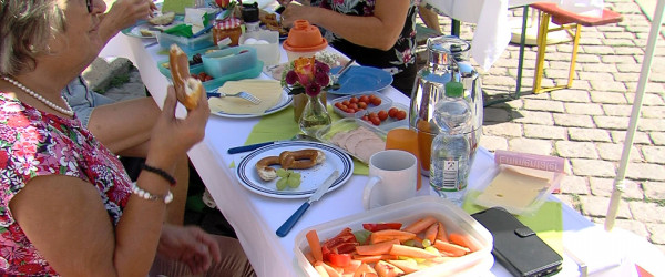 B&uuml;rgerfr&uuml;hst&uuml;ck in T&uuml;bingen (Quelle: RIK)